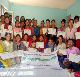 त्रिबेणीमा युवा अनुकूलन सम्बन्धी ३ दिने तालिम सम्पन्न