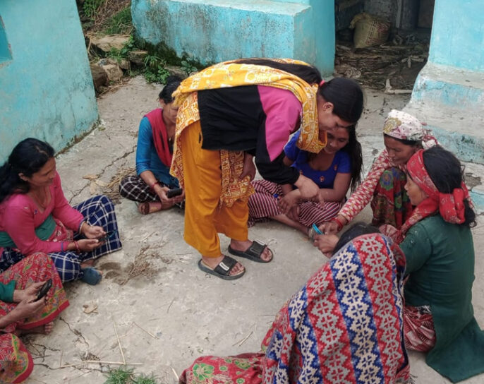 बडीमालिकामा एक टोल एक अभियान्तामार्फत  डिजिटल साक्षरता