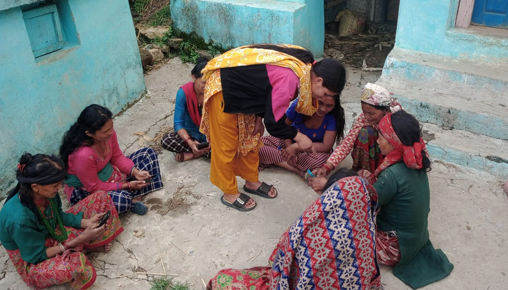 बडीमालिकामा एक टोल एक अभियान्तामार्फत  डिजिटल साक्षरता