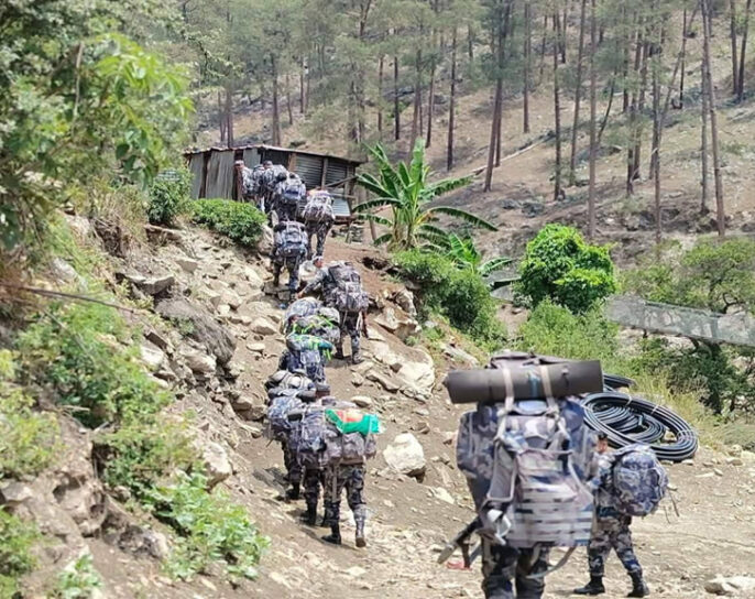 बाजुराको लाम्पाटामा पुग्यो सुरक्षाकर्मीको टोली