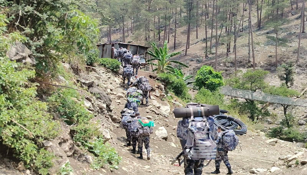 बाजुराको लाम्पाटामा पुग्यो सुरक्षाकर्मीको टोली