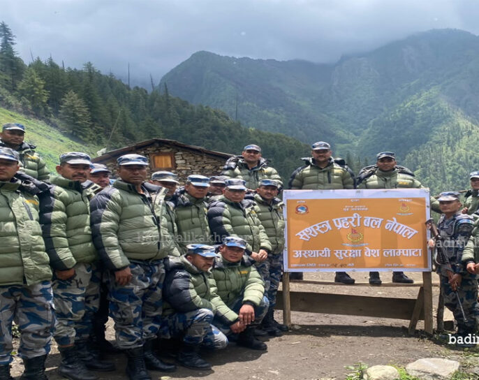 बाजुराको लाम्पाटामा सुरक्षा बेश स्थापना, स्थानीय गाउँ फर्कर्दै