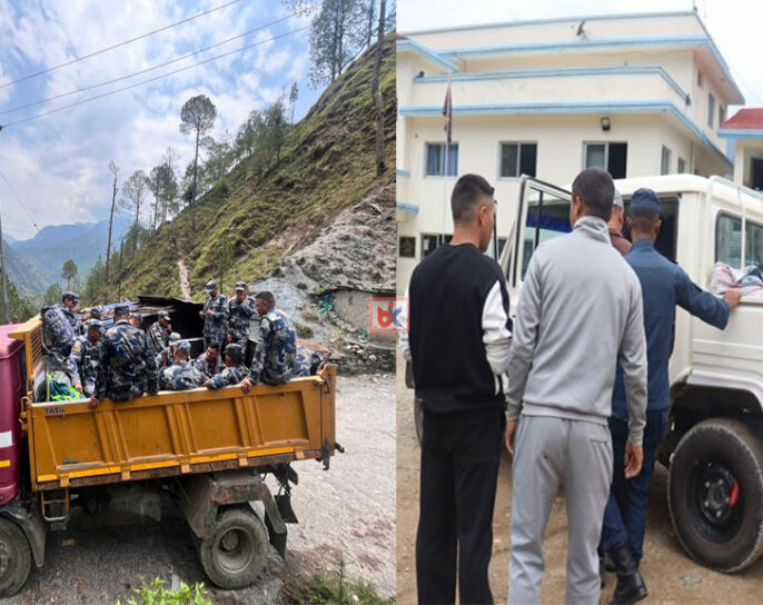 बाजुराको लाम्पाटामा सशस्त्र र नेपाल प्रहरीको संयुक्त सुरक्षा बेस स्थापना