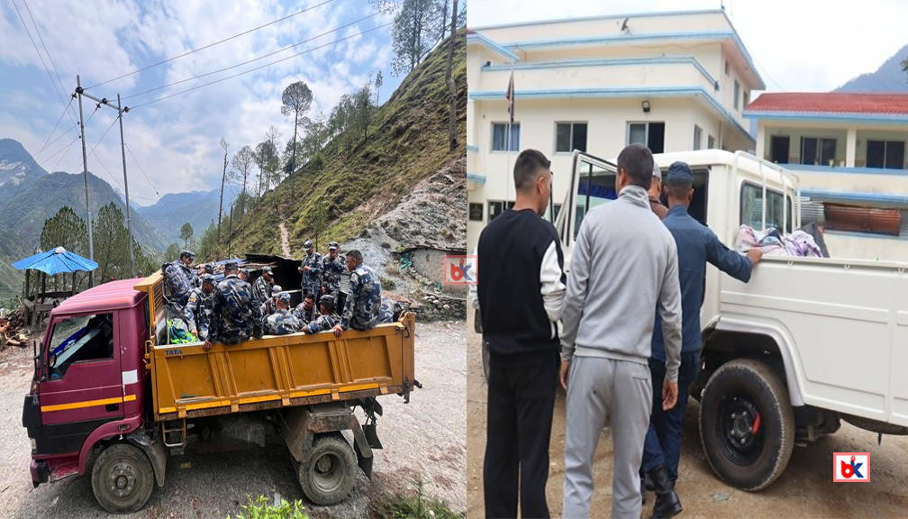 बाजुराको लाम्पाटामा सशस्त्र र नेपाल प्रहरीको संयुक्त सुरक्षा बेस स्थापना