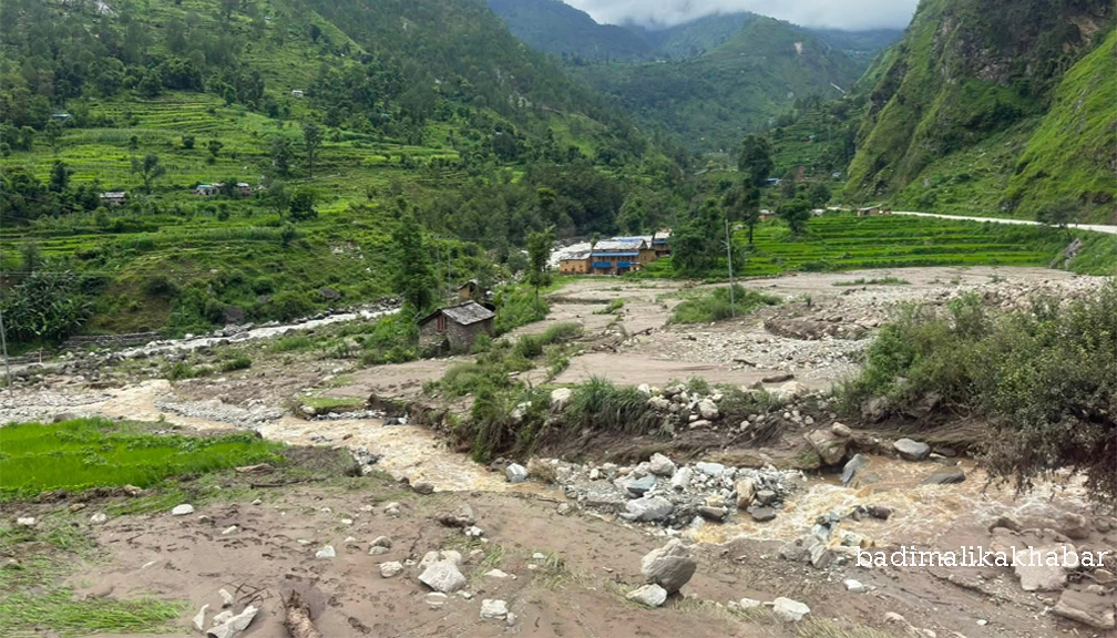 बडीमालिकाका १५ वटा बस्ती बाढीपहिराको उच्च जोखिममा