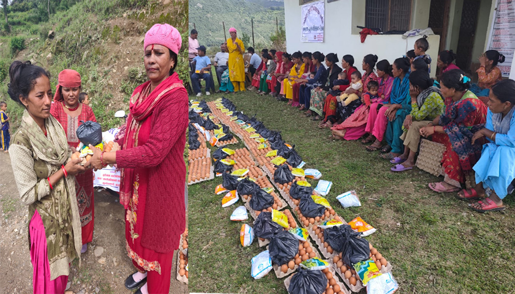 गर्भवती र सुत्केरी आमाका लागि प्रभावकारी बन्दै ‘नगर उपप्रमुख कोसेली कार्यक्रम’