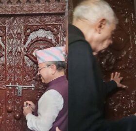 कांग्रेसको संस्थापन इतर समूहले खोल्यो कार्यालय, खड्काले गरे उद्घाटन