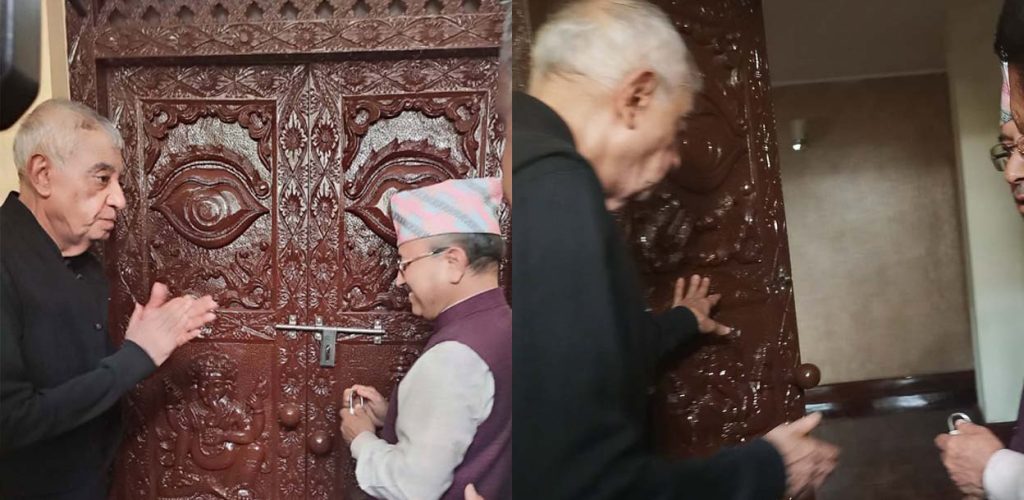 कांग्रेसको संस्थापन इतर समूहले खोल्यो कार्यालय, खड्काले गरे उद्घाटन
