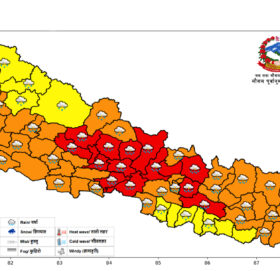आज र भोलि २३ जिल्लामा बाढीको उच्च जोखिम, राति गाडी नचलाउन चेतावनी